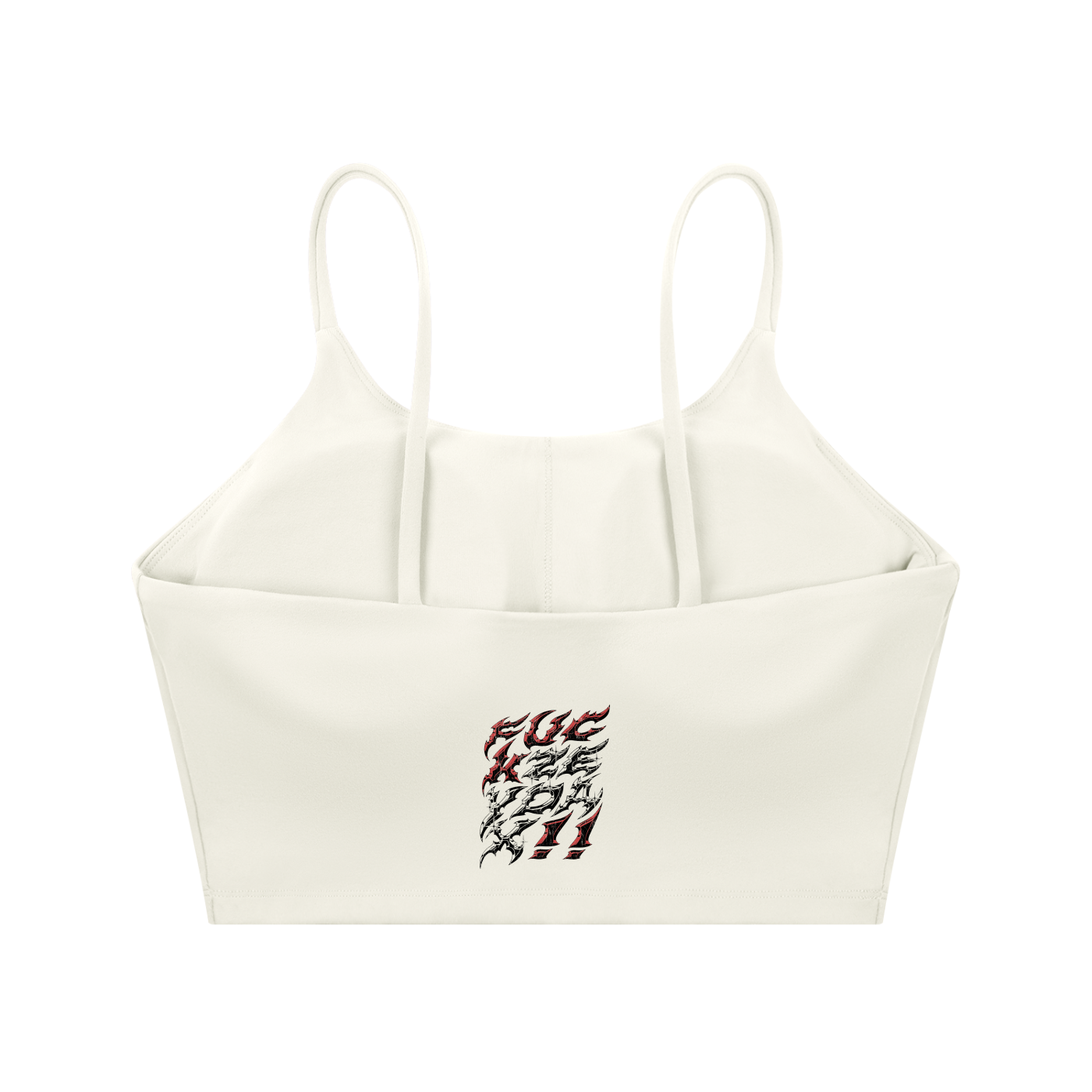 WOMEN'S CAMISOLE CROP TROP (OFF-WHITE)