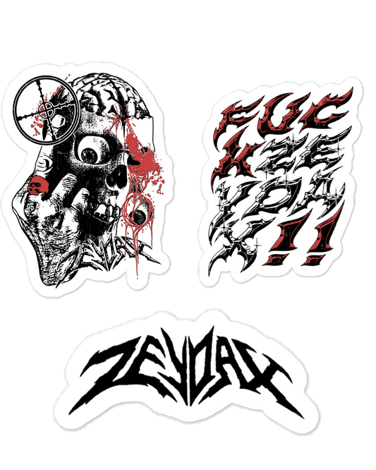 3 PACK STICKERS